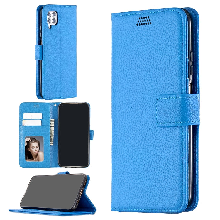 For Huawei P40 Lite Litchi Texture Horizontal Flip Leather Case with Holder & Card Slots & Wallet & Photo Frame