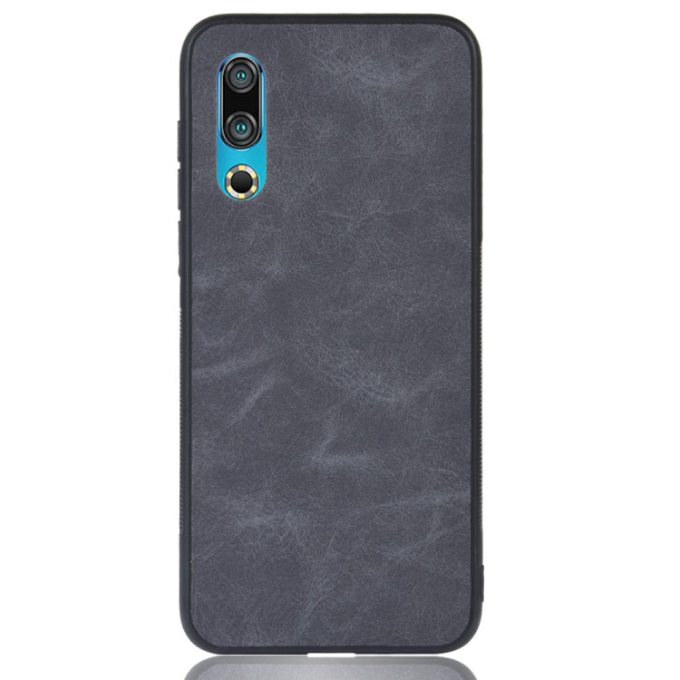 Shockproof Sheep Skin PC + PU + TPU Case for Meizu 16s(Black)