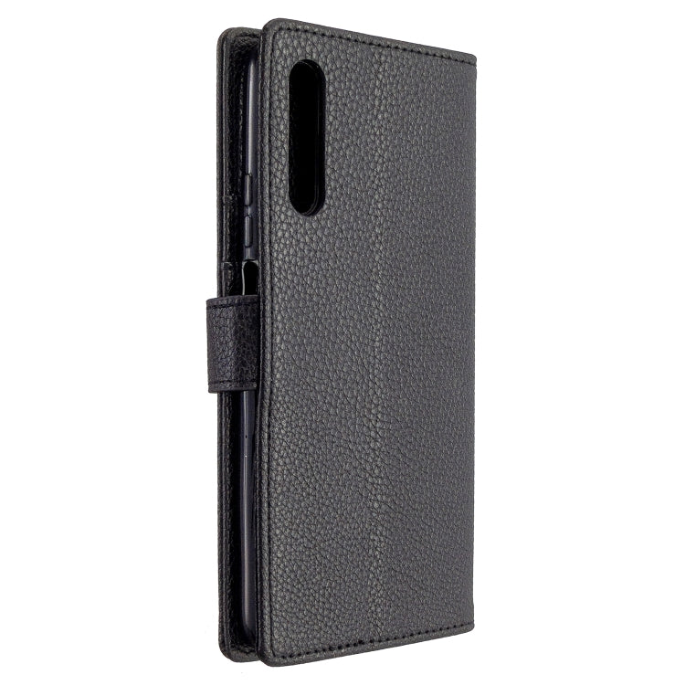 For Huawei P smart Pro 2019 Litchi Texture Horizontal Flip Leather Case with Holder & Card Slots & Wallet & Photo Frame