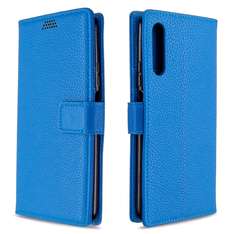 For Huawei P smart Pro 2019 Litchi Texture Horizontal Flip Leather Case with Holder & Card Slots & Wallet & Photo Frame