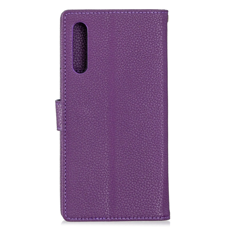 For Huawei P smart Pro 2019 Litchi Texture Horizontal Flip Leather Case with Holder & Card Slots & Wallet & Photo Frame