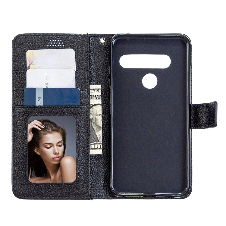 For LG G8ST Litchi Texture Horizontal Flip Leather Case with Holder & Card Slots & Wallet & Photo Frame