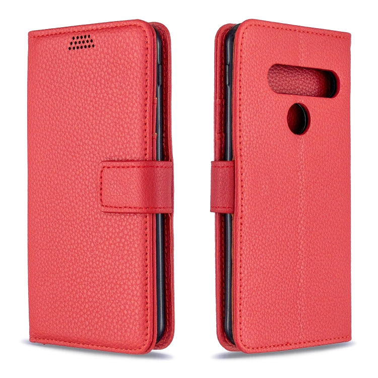 For LG G8ST Litchi Texture Horizontal Flip Leather Case with Holder & Card Slots & Wallet & Photo Frame