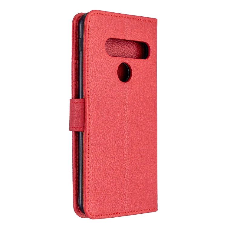 For LG G8ST Litchi Texture Horizontal Flip Leather Case with Holder & Card Slots & Wallet & Photo Frame