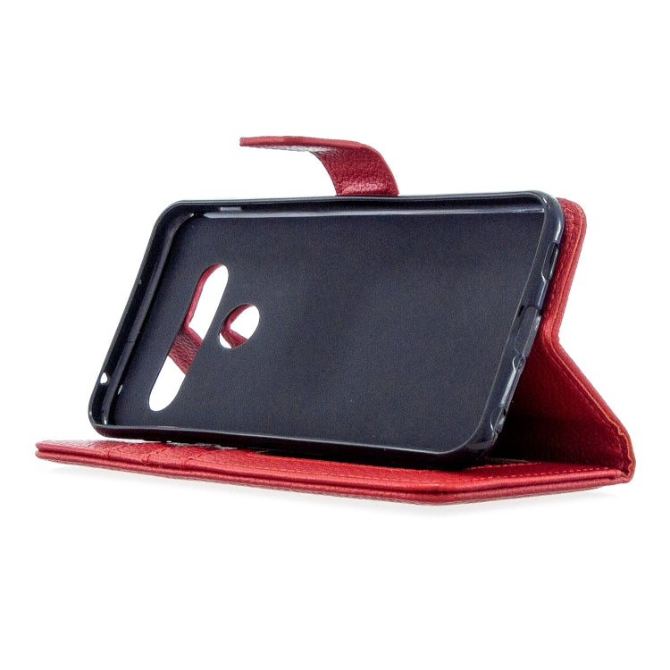 For LG G8ST Litchi Texture Horizontal Flip Leather Case with Holder & Card Slots & Wallet & Photo Frame