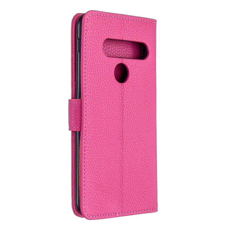 For LG G8ST Litchi Texture Horizontal Flip Leather Case with Holder & Card Slots & Wallet & Photo Frame