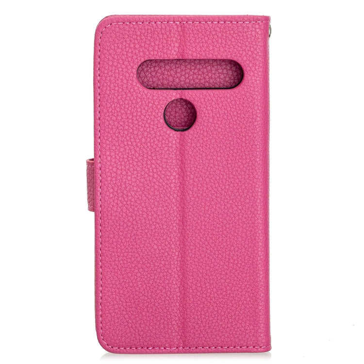 For LG G8ST Litchi Texture Horizontal Flip Leather Case with Holder & Card Slots & Wallet & Photo Frame