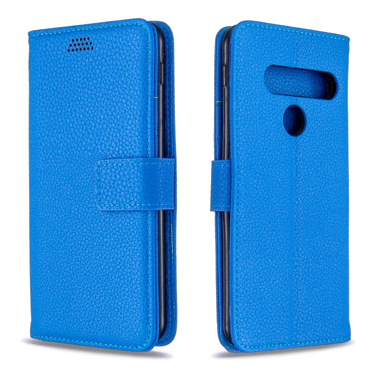 For LG G8ST Litchi Texture Horizontal Flip Leather Case with Holder & Card Slots & Wallet & Photo Frame