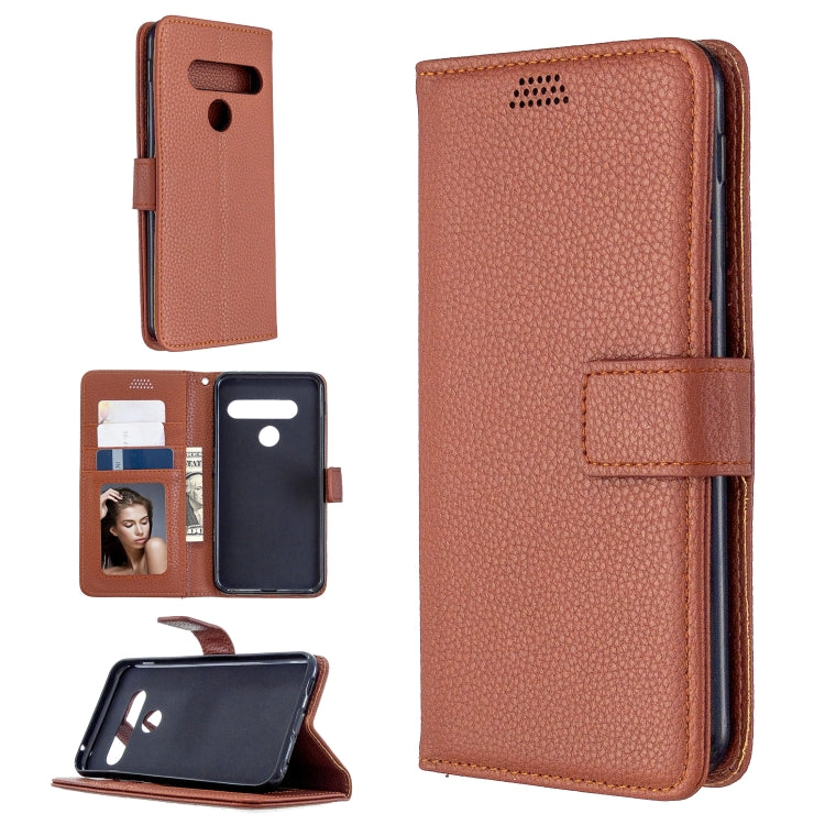 For LG G8ST Litchi Texture Horizontal Flip Leather Case with Holder & Card Slots & Wallet & Photo Frame