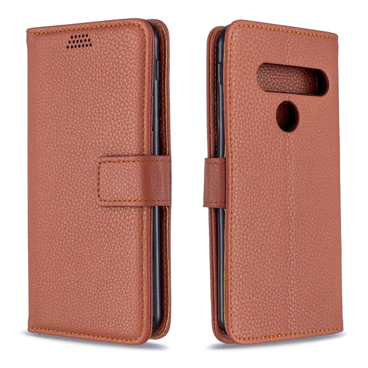 For LG G8ST Litchi Texture Horizontal Flip Leather Case with Holder & Card Slots & Wallet & Photo Frame