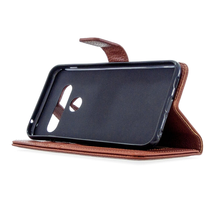 For LG G8ST Litchi Texture Horizontal Flip Leather Case with Holder & Card Slots & Wallet & Photo Frame