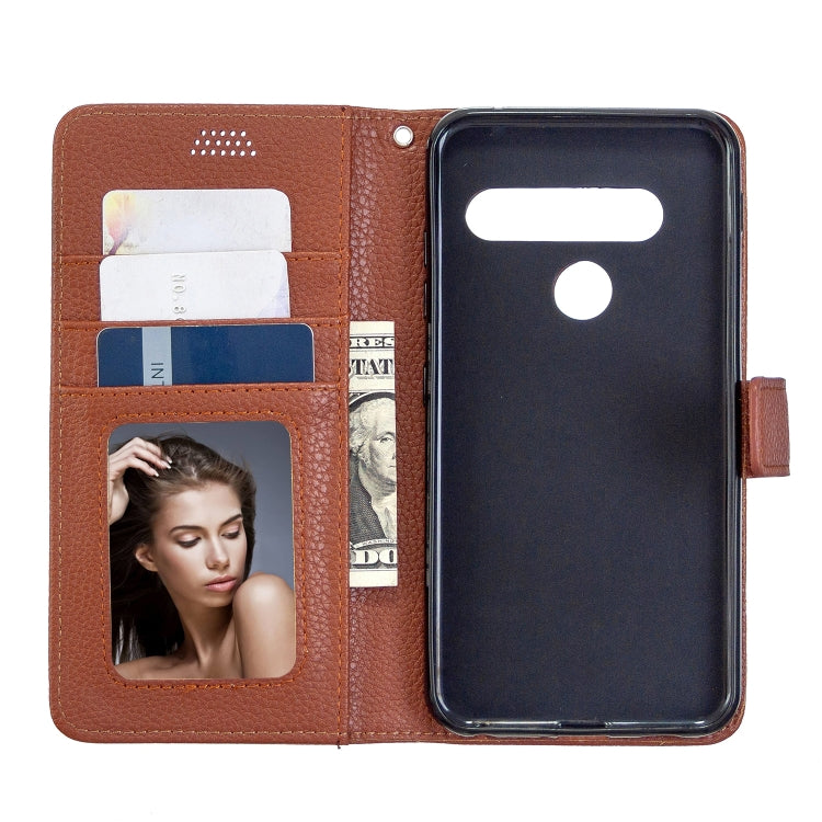 For LG G8ST Litchi Texture Horizontal Flip Leather Case with Holder & Card Slots & Wallet & Photo Frame