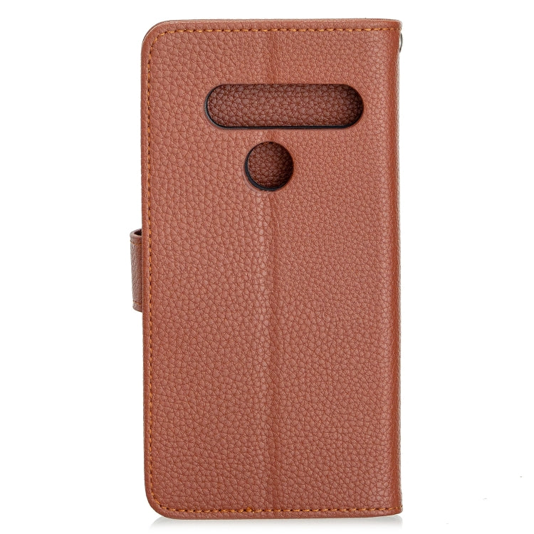 For LG G8ST Litchi Texture Horizontal Flip Leather Case with Holder & Card Slots & Wallet & Photo Frame