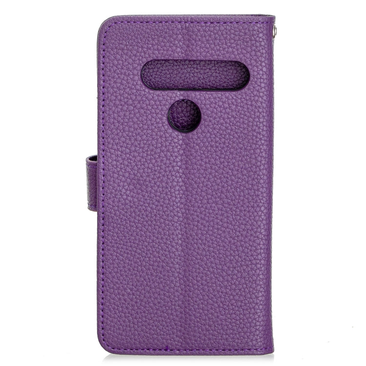 For LG G8ST Litchi Texture Horizontal Flip Leather Case with Holder & Card Slots & Wallet & Photo Frame