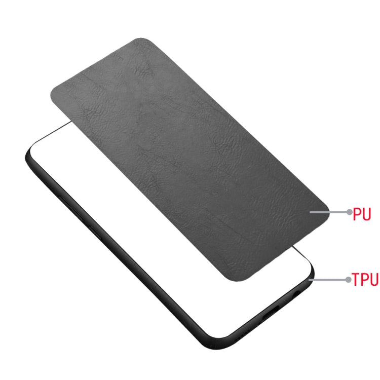 For Infinix Hot 9 Shockproof Sewing Cow Pattern Skin Texture PC + PU + TPU Case