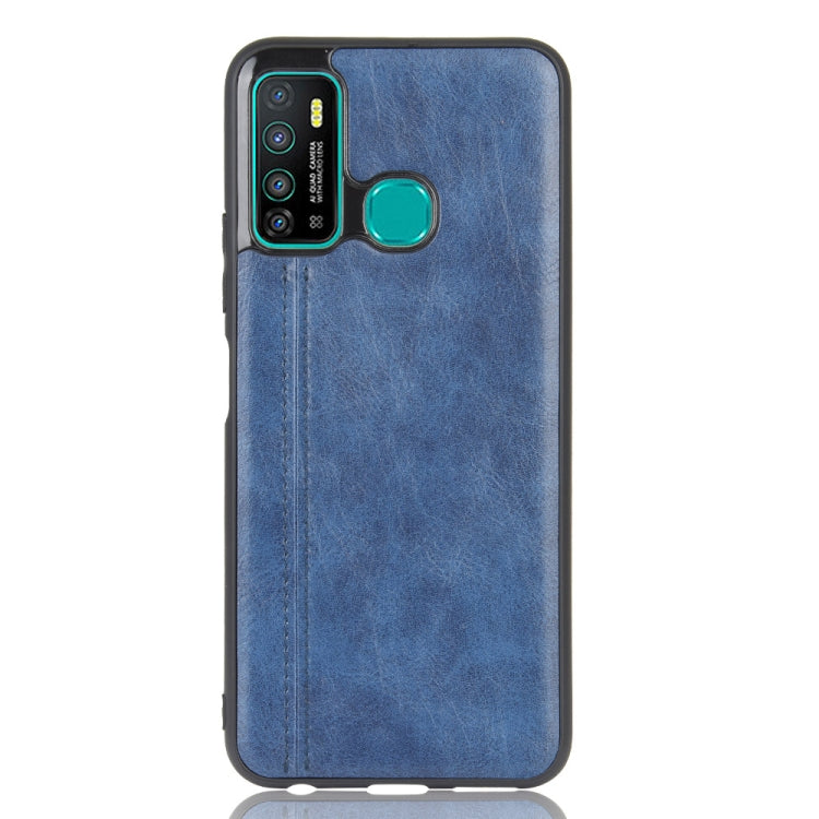 For Infinix Hot 9 Shockproof Sewing Cow Pattern Skin Texture PC + PU + TPU Case