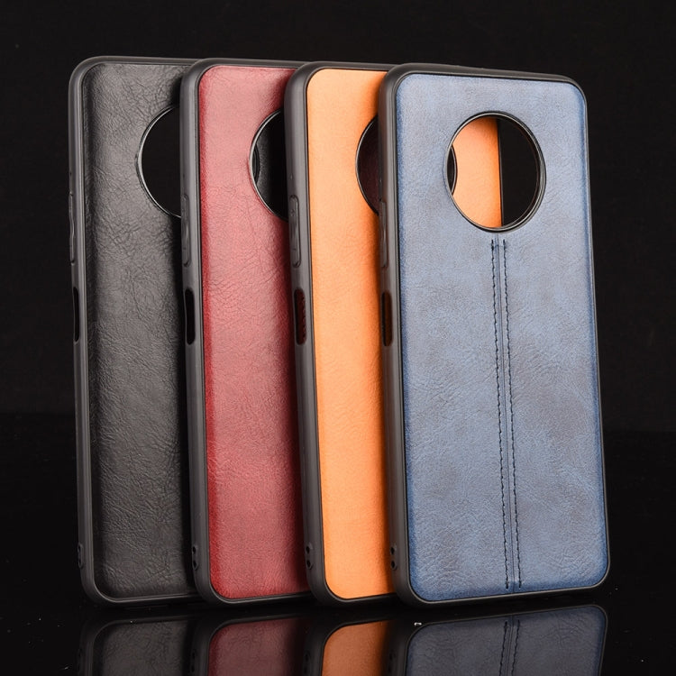 For Infinix Note 7 Shockproof Sewing Cow Pattern Skin Texture PC + PU + TPU Case