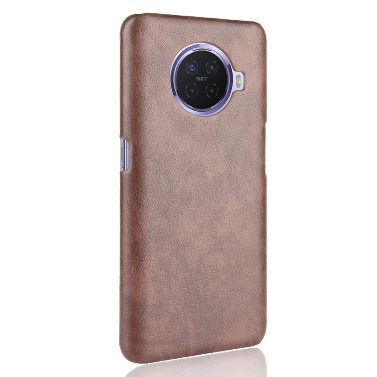 For OPPO Ace2 Shockproof Litchi Texture PC + PU Case