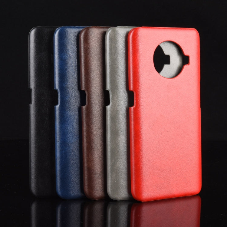 For OPPO Ace2 Shockproof Litchi Texture PC + PU Case