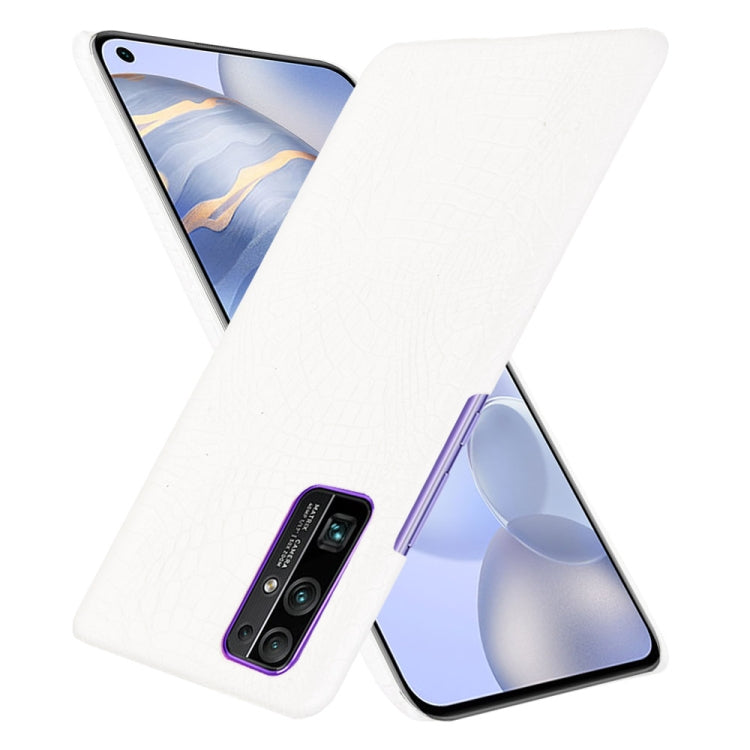 For Huawei Honor 30 Shockproof Crocodile Texture PC + PU Case
