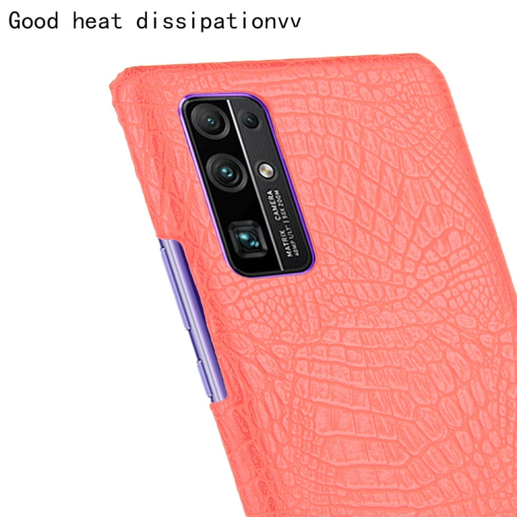 For Huawei Honor 30 Shockproof Crocodile Texture PC + PU Case