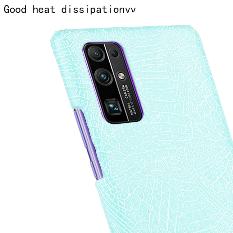 For Huawei Honor 30 Shockproof Crocodile Texture PC + PU Case