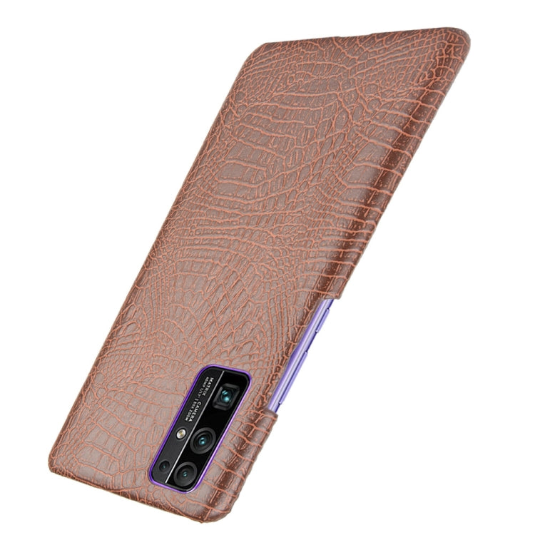 For Huawei Honor 30 Shockproof Crocodile Texture PC + PU Case