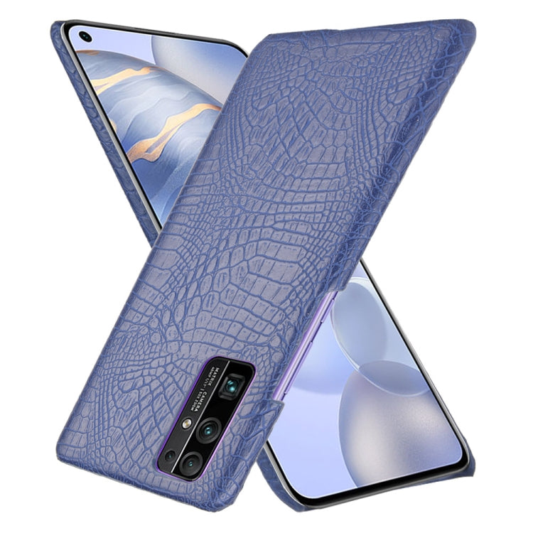 For Huawei Honor 30 Shockproof Crocodile Texture PC + PU Case