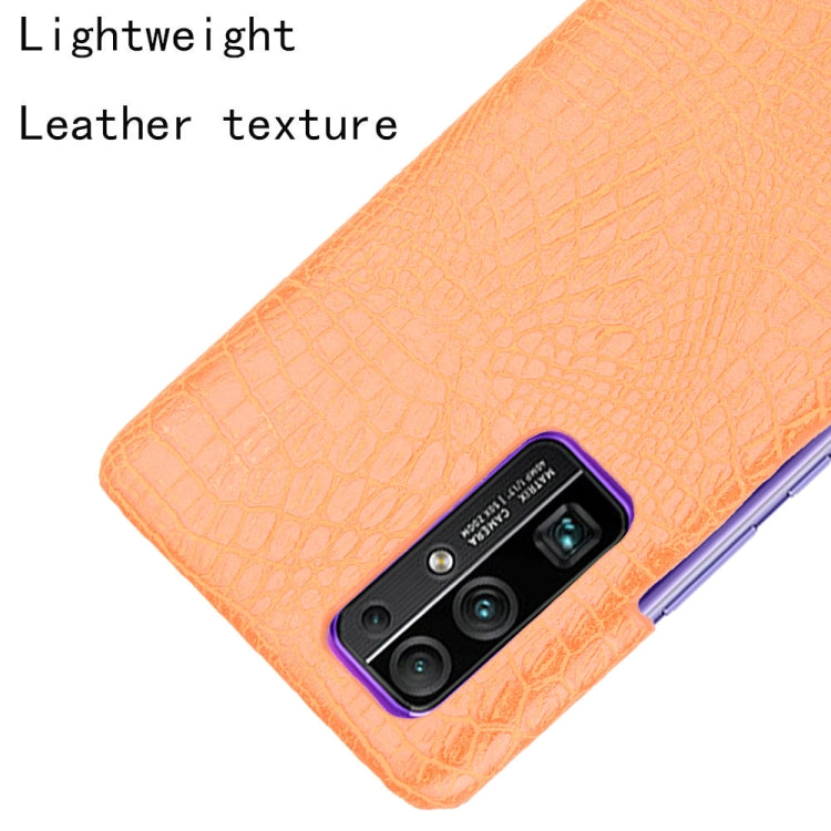 For Huawei Honor 30 Shockproof Crocodile Texture PC + PU Case