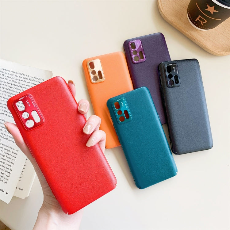 For vivo iQOO 3 5G All-Inclusive Pure Prime Skin Plastic Case with Lens Ring Protection Cover