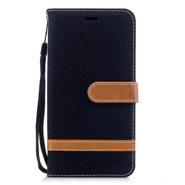 Color Matching Denim Texture Leather Case for Xiaomi Redmi Note 5A, with Holder & Card Slots & Wallet & Lanyard
