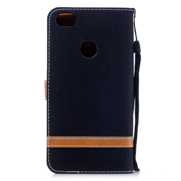 Color Matching Denim Texture Leather Case for Xiaomi Redmi Note 5A, with Holder & Card Slots & Wallet & Lanyard