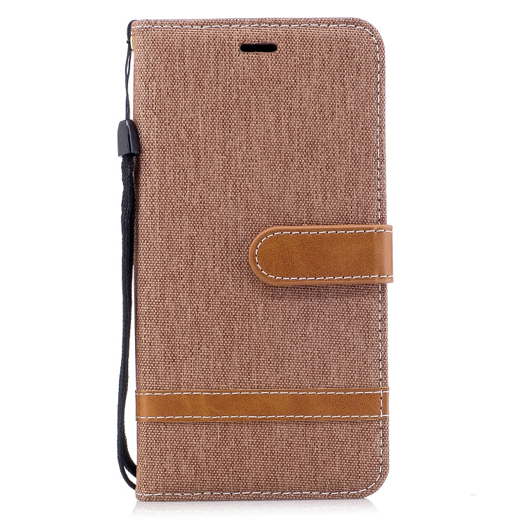 Color Matching Denim Texture Leather Case for Xiaomi Redmi Note 5A, with Holder & Card Slots & Wallet & Lanyard