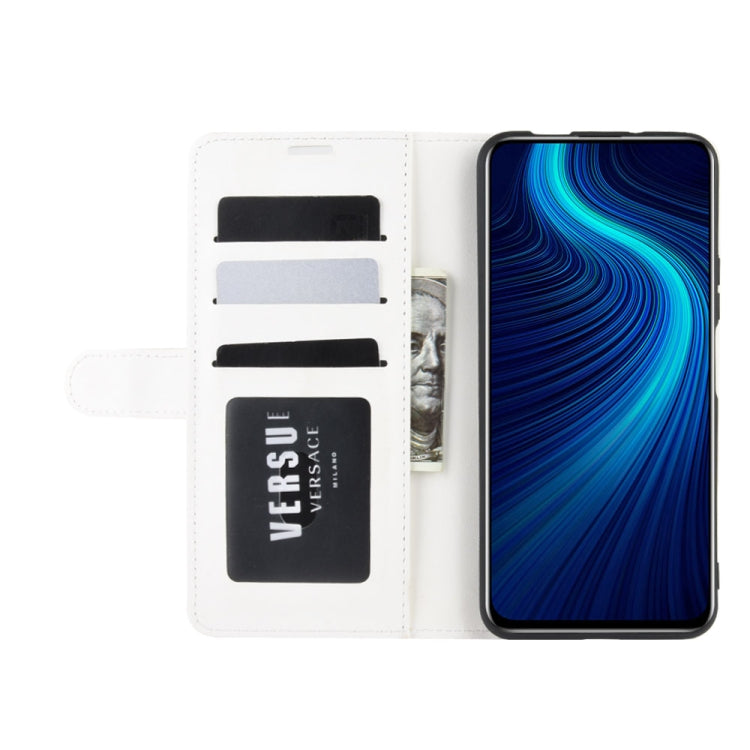 For Huawei Honor X10 5G R64 Texture Single Horizontal Flip Protective Case with Holder & Card Slots & Wallet& Photo Frame