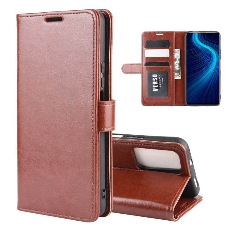 For Huawei Honor X10 5G R64 Texture Single Horizontal Flip Protective Case with Holder & Card Slots & Wallet& Photo Frame