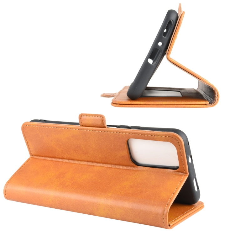 For Huawei Honor X10 5G Dual-side Magnetic Buckle Horizontal Flip Leather Case with Holder & Card Slots & Wallet