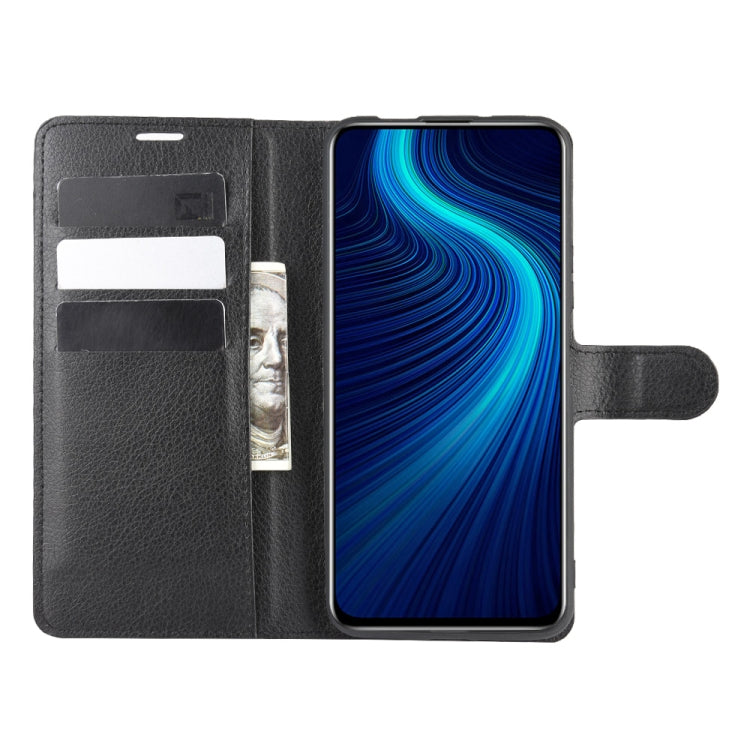 For Huawei Honor X10 5G Litchi Texture Horizontal Flip Protective Case with Holder & Card Slots & Wallet