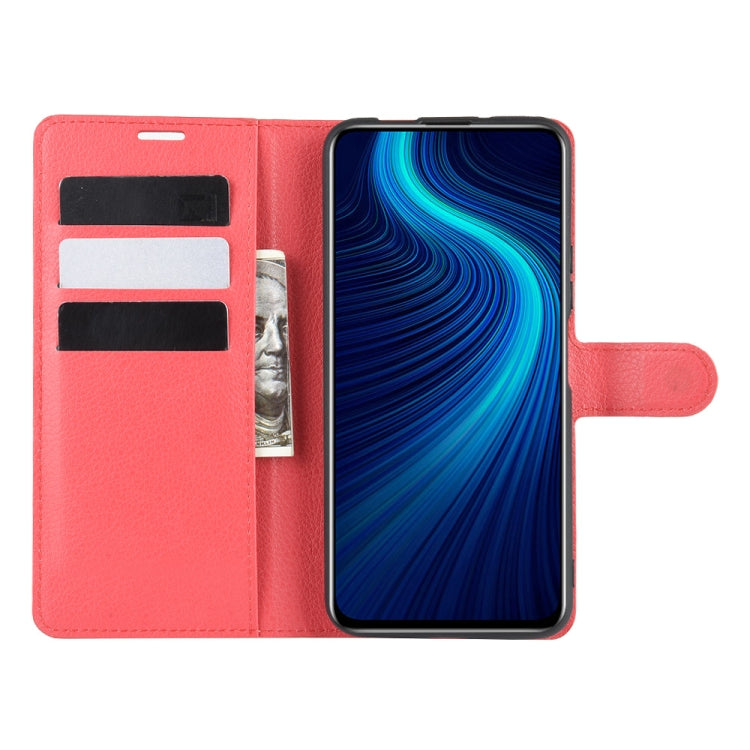 For Huawei Honor X10 5G Litchi Texture Horizontal Flip Protective Case with Holder & Card Slots & Wallet