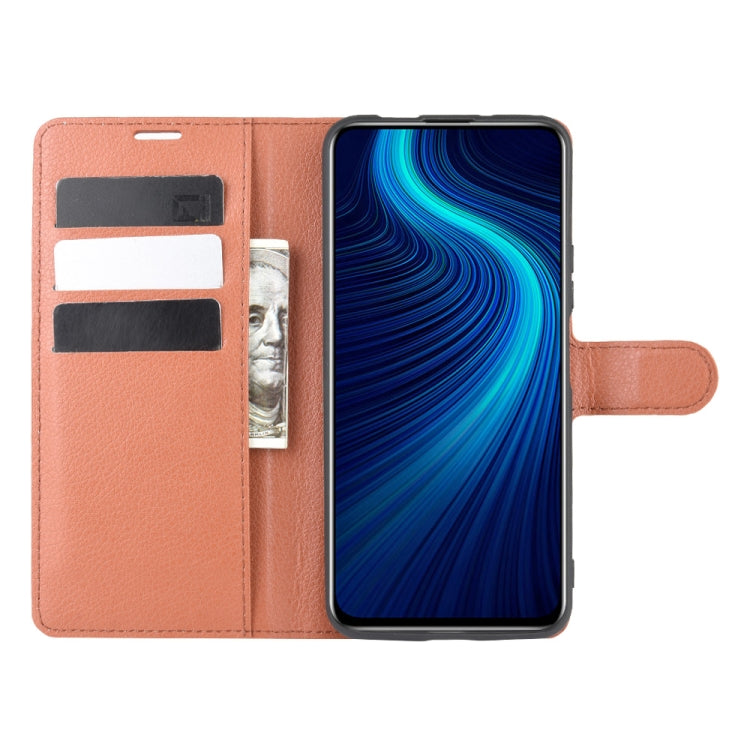 For Huawei Honor X10 5G Litchi Texture Horizontal Flip Protective Case with Holder & Card Slots & Wallet