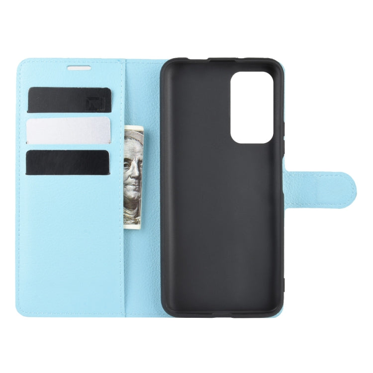 For Huawei Honor X10 5G Litchi Texture Horizontal Flip Protective Case with Holder & Card Slots & Wallet