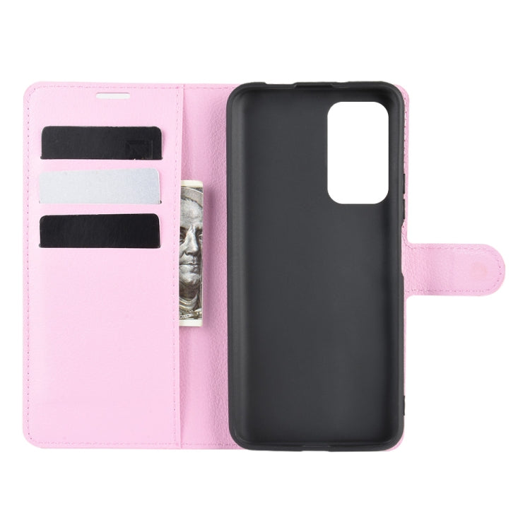 For Huawei Honor X10 5G Litchi Texture Horizontal Flip Protective Case with Holder & Card Slots & Wallet