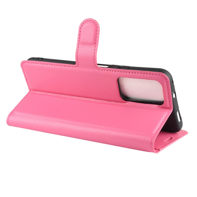 For Huawei Honor X10 5G Litchi Texture Horizontal Flip Protective Case with Holder & Card Slots & Wallet