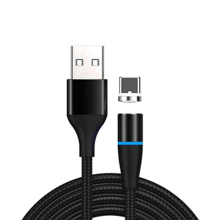 3A USB to USB-C / Type-C Fast Charging + 480Mbps Data Transmission Mobile Phone Magnetic Suction Fast Charging Data Cable, Cable Length: 1m