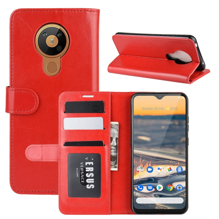 For Nokia 5.3 R64 Texture Single Horizontal Flip Protective Case with Holder & Card Slots & Wallet& Photo Frame