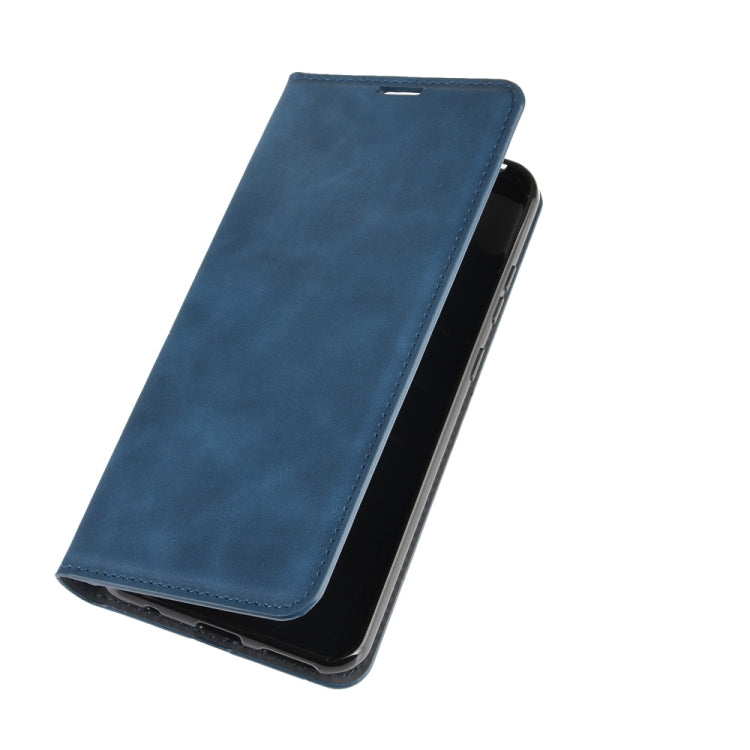 For Nokia 5.3 Retro-skin Business Magnetic Suction Leather Case with Holder & Card Slots & Wallet