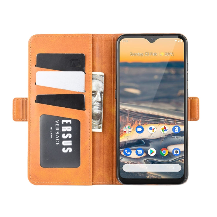 For Nokia 5.3 Dual-side Magnetic Buckle Horizontal Flip Leather Case with Holder & Card Slots & Wallet