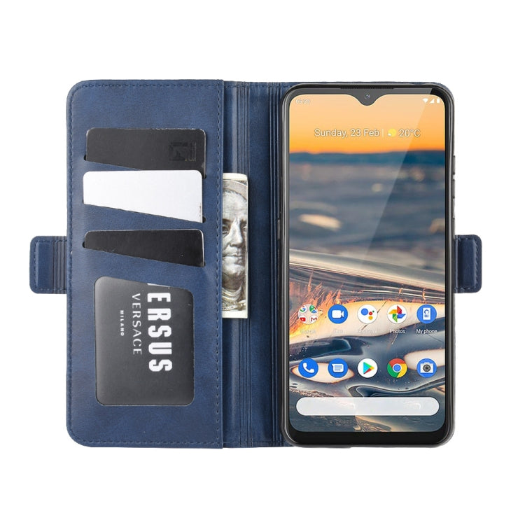 For Nokia 5.3 Dual-side Magnetic Buckle Horizontal Flip Leather Case with Holder & Card Slots & Wallet