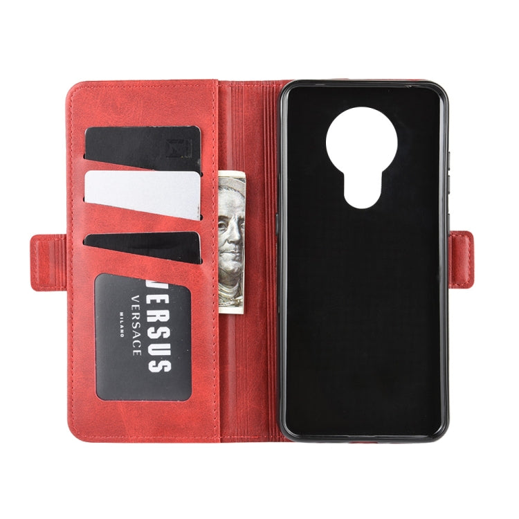 For Nokia 5.3 Dual-side Magnetic Buckle Horizontal Flip Leather Case with Holder & Card Slots & Wallet