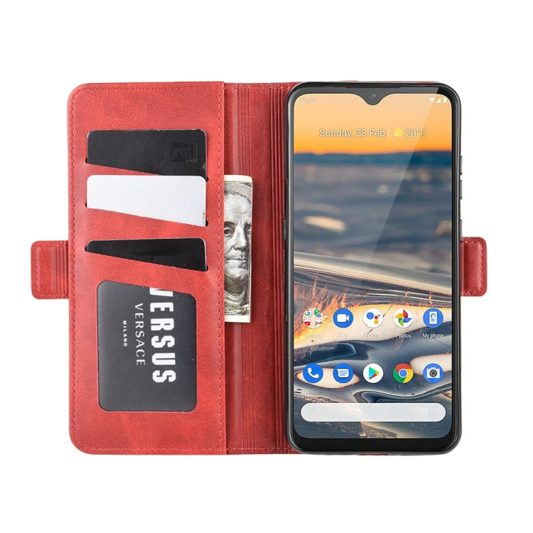 For Nokia 5.3 Dual-side Magnetic Buckle Horizontal Flip Leather Case with Holder & Card Slots & Wallet