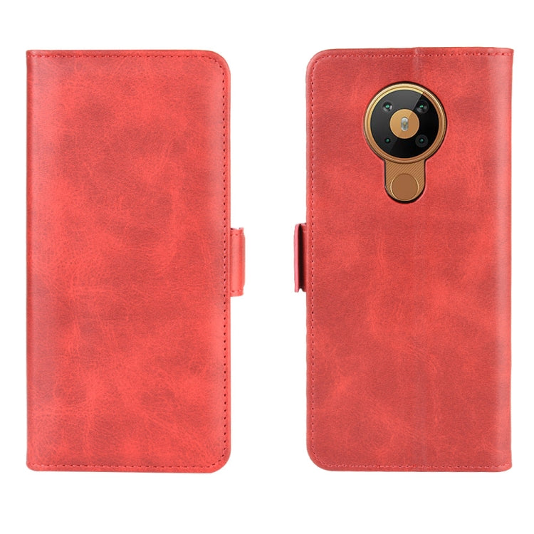 For Nokia 5.3 Dual-side Magnetic Buckle Horizontal Flip Leather Case with Holder & Card Slots & Wallet